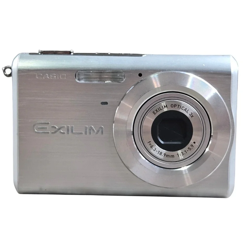 Casio EX-Z60 Exilim Digital Camera Unisex Silver 6.0MP 3x Optical Zoom Tested